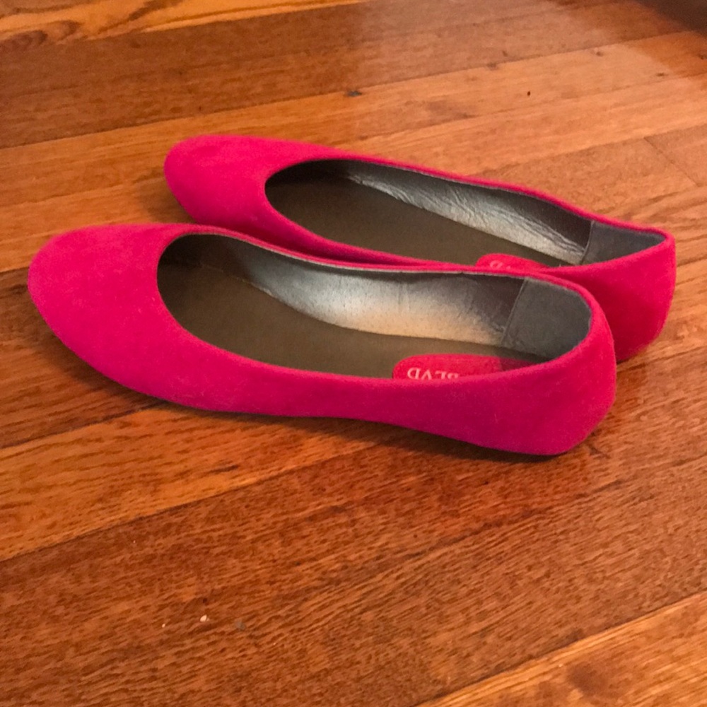 NWOT Hot Pink Flats - NWOT